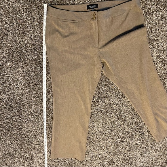 Talbots Tan Polyester Dress Pants/Slacks - Picture 6 of 8